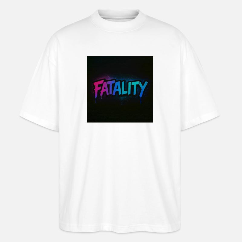 Fatality_Graph - Stanley/Stella Oversized Unisex Bio T-Shirt Blaster 2.0 - Weiß