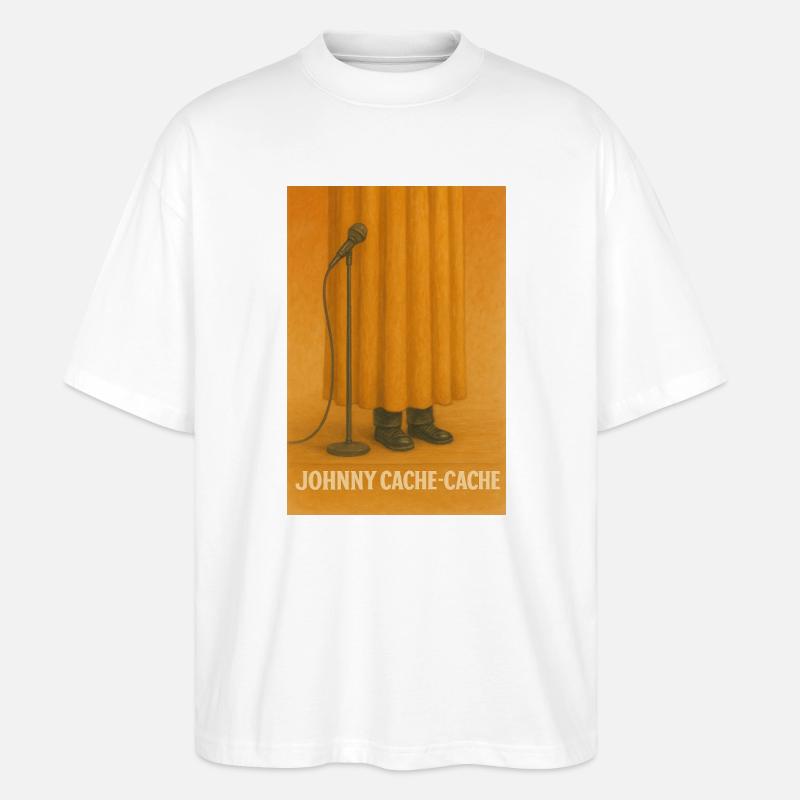 Johnny Cache-Cache - T-shirt bio Blaster 2.0 coupe oversize Stanley/Stella Unisexe - blanc