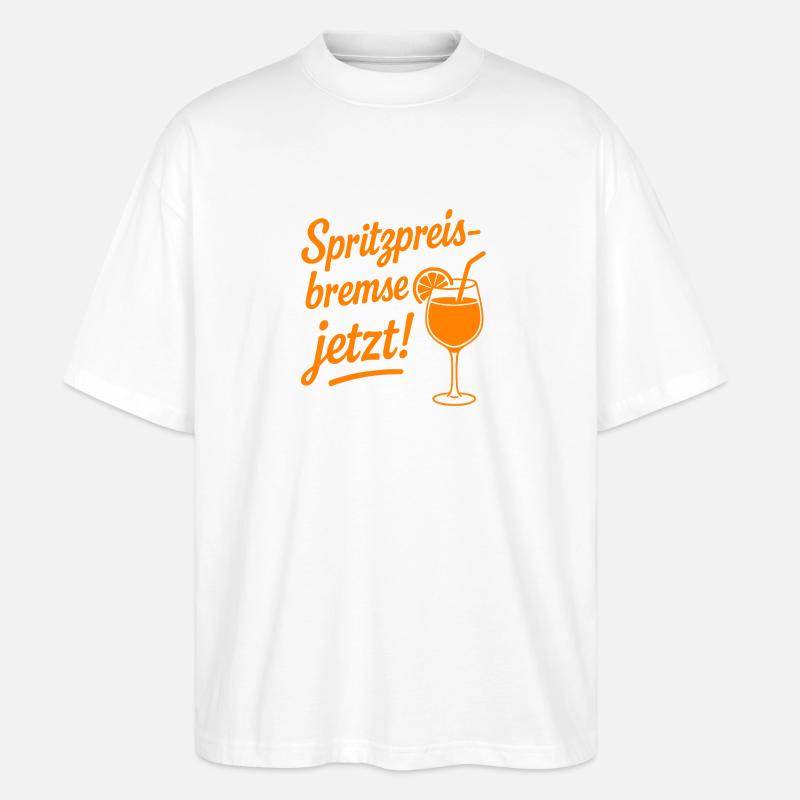 Spritzpreisbremse - Stanley/Stella Oversized Unisex Bio T-Shirt Blaster 2.0 - Weiß