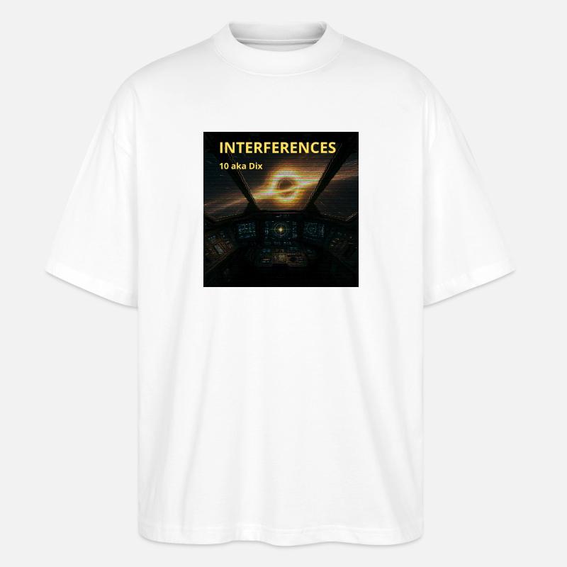 Nebula-Cockpit-Interferenz - Stanley/Stella Oversized Unisex Bio T-Shirt Blaster 2.0 - Weiß