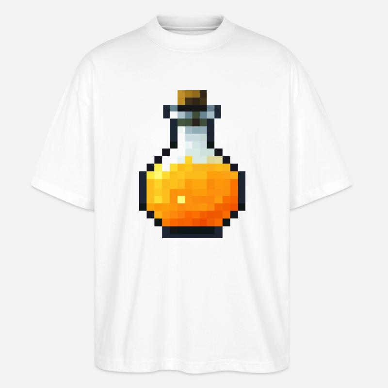 Potion Pixel-Art-Stil retro 8-Bit - Stanley/Stella Oversized Unisex Bio T-Shirt Blaster 2.0 - Weiß