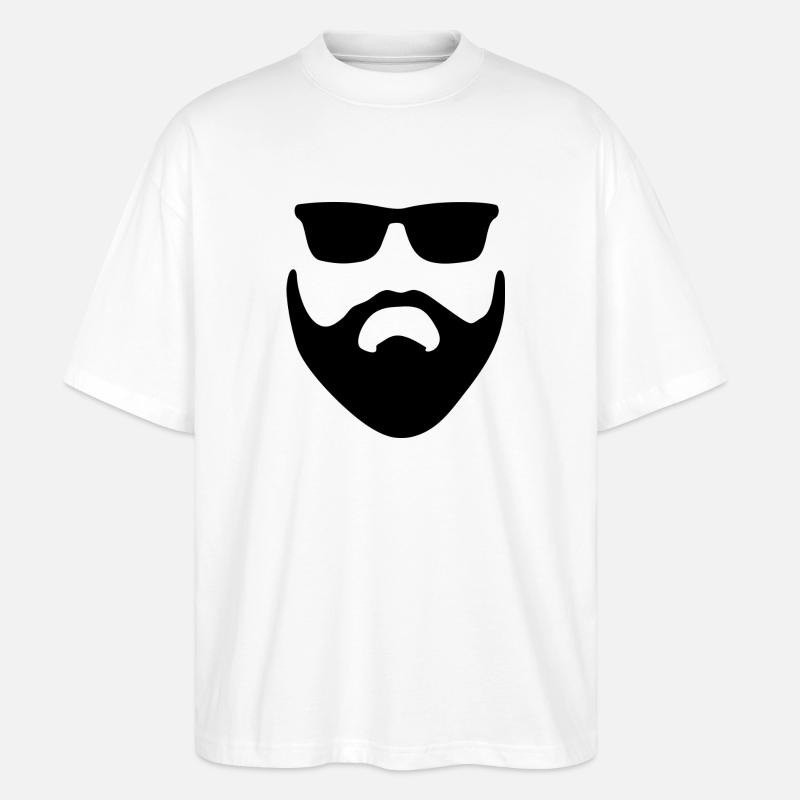 beard - Stanley/Stella Oversized Unisex Bio T-Shirt Blaster 2.0 - Weiß