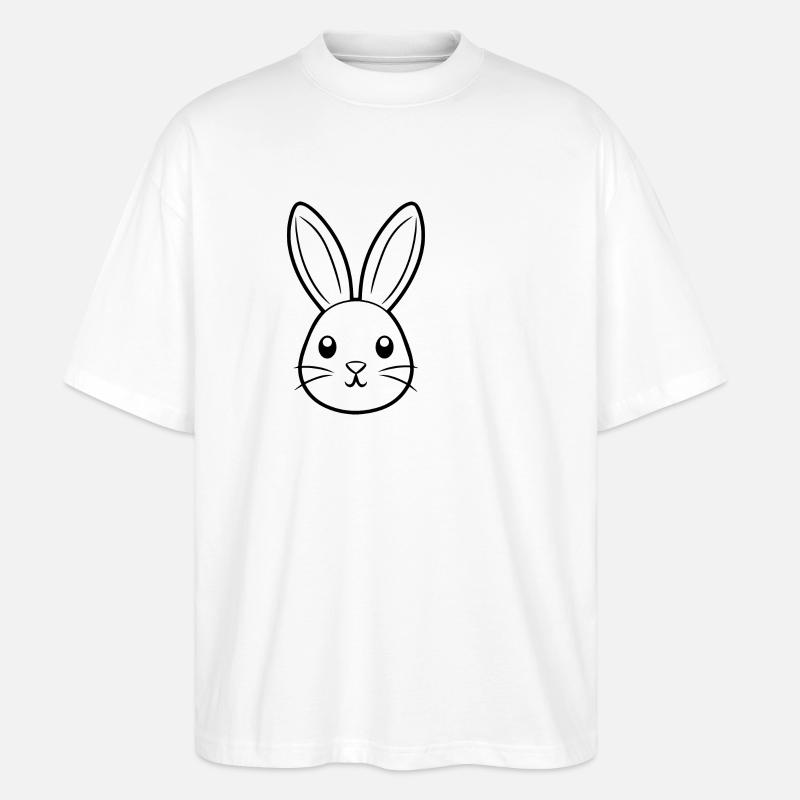 Lapin Lapin - T-shirt bio Blaster 2.0 coupe oversize Stanley/Stella Unisexe - blanc