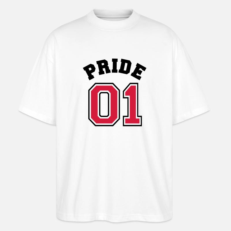 Pride 01 - T-shirt bio Blaster 2.0 coupe oversize Stanley/Stella Unisexe - blanc