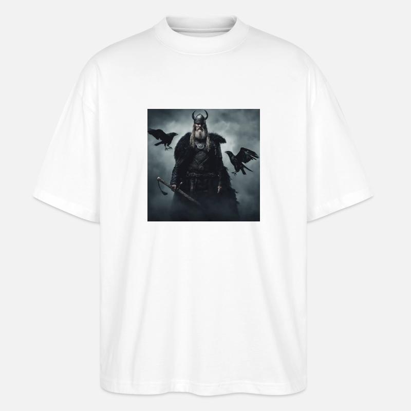 Raben Odins - Stanley/Stella Oversized Unisex Bio T-Shirt Blaster 2.0 - Weiß