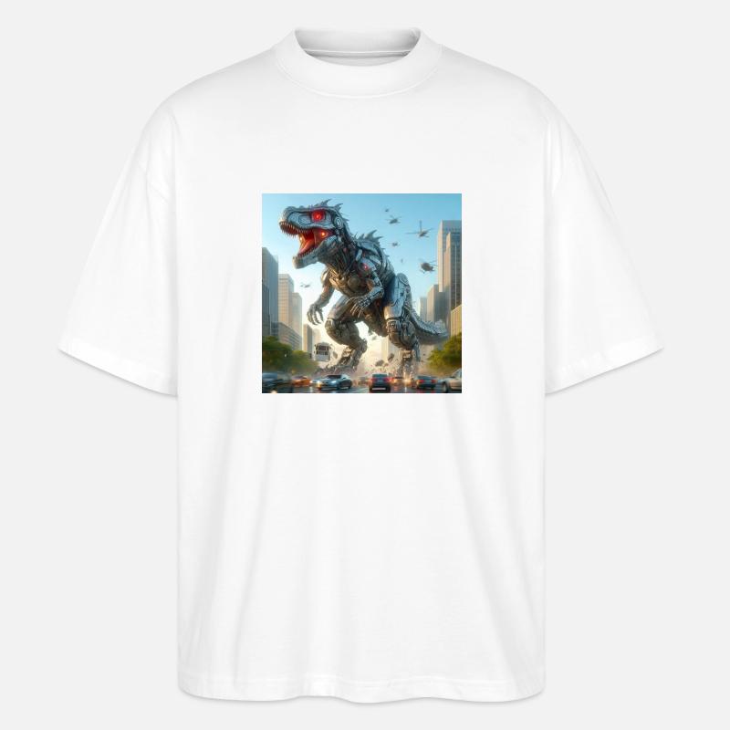 Rampage - Stanley/Stella Oversized Unisex Organic T-shirt Blaster 2.0 - white