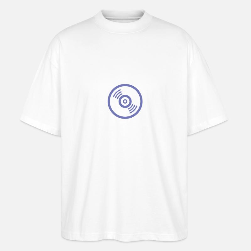 Schallplatte - Stanley/Stella Oversized Unisex Bio T-Shirt Blaster 2.0 - Weiß