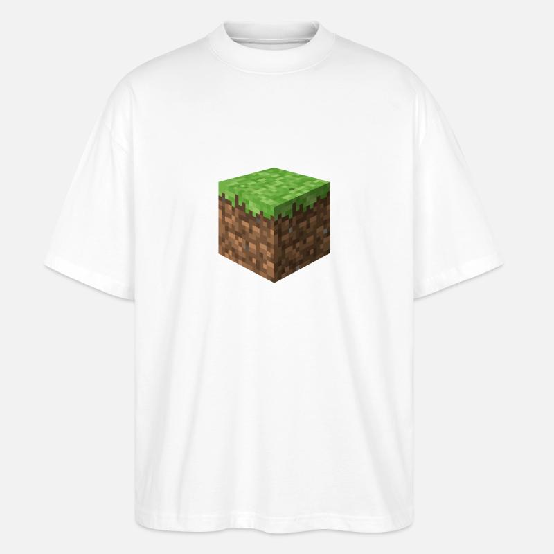 3D Block - Stanley/Stella Oversized Unisex Bio T-Shirt Blaster 2.0 - Weiß