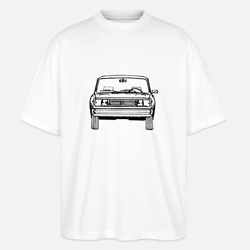 Lada Nova 1300 Front - Stanley/Stella Oversized Unisex Bio T-Shirt Blaster 2.0 - Weiß
