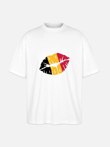 Belgium - Stanley/Stella Oversized Unisex Organic T-shirt Blaster 2.0 - white