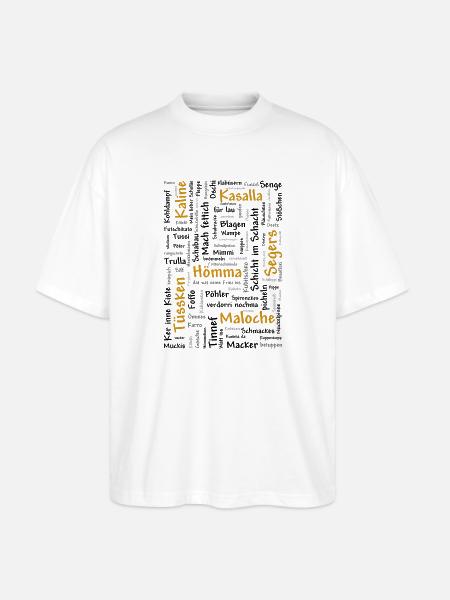 Ruhrpott - Stanley/Stella Oversized Unisex Bio T-Shirt Blaster 2.0 - Weiß