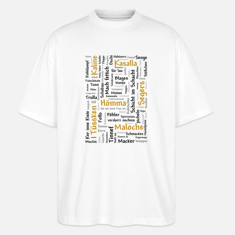 Ruhrpott - Stanley/Stella Oversized Unisex Bio T-Shirt Blaster 2.0 - Weiß