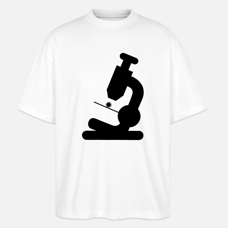 Microscope - T-shirt bio Blaster 2.0 coupe oversize Stanley/Stella Unisexe - blanc