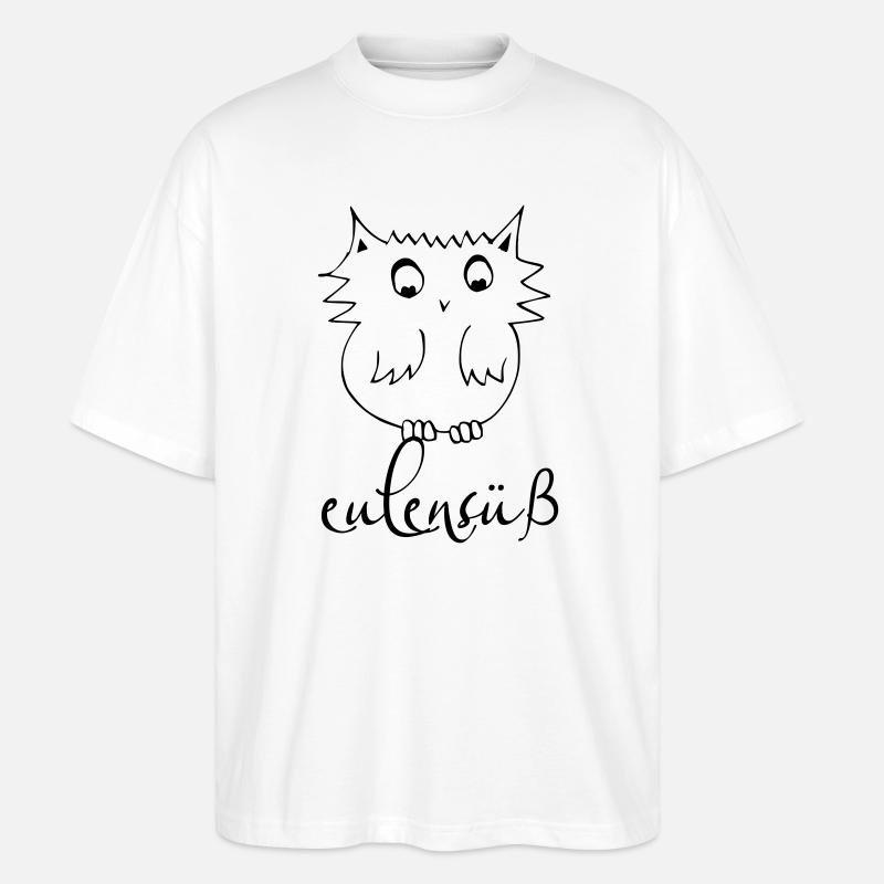 Käutzchen - Das Original by heavenlygoods - Stanley/Stella Oversized Unisex Bio T-Shirt Blaster 2.0 - Weiß