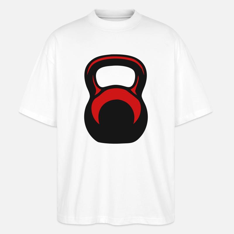 Kettlebell Kettlebell Vector - T-shirt bio Blaster 2.0 coupe oversize Stanley/Stella Unisexe - blanc
