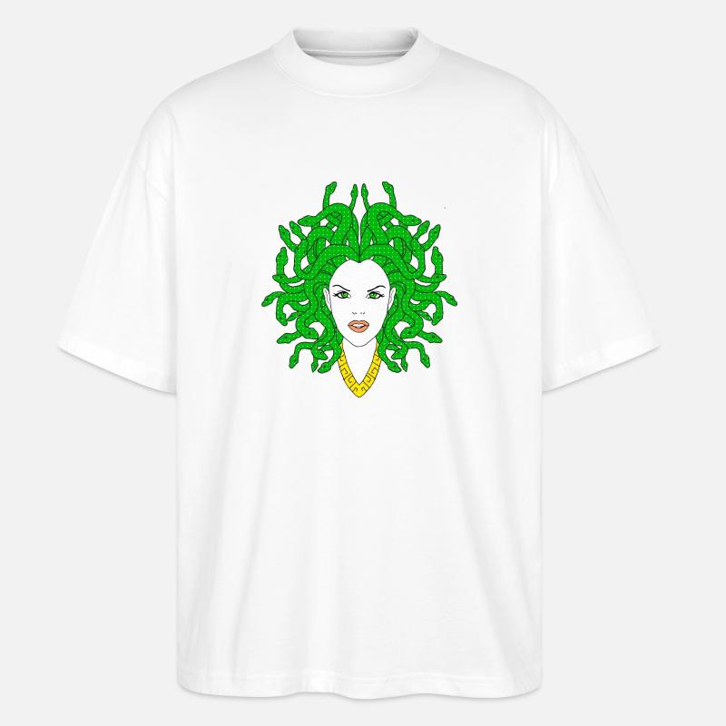 MEDUSA - Stanley/Stella Oversized Unisex Bio T-Shirt Blaster 2.0 - Weiß