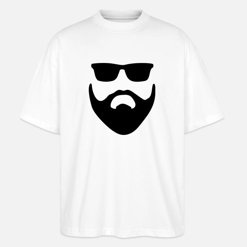 Summer Beard - Stanley/Stella Oversized Unisex Bio T-Shirt Blaster 2.0 - Weiß