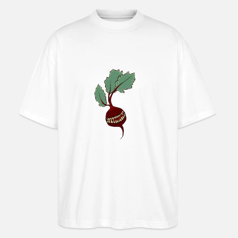 Teethroot - Stanley/Stella Oversized Unisex Bio T-Shirt Blaster 2.0 - Weiß