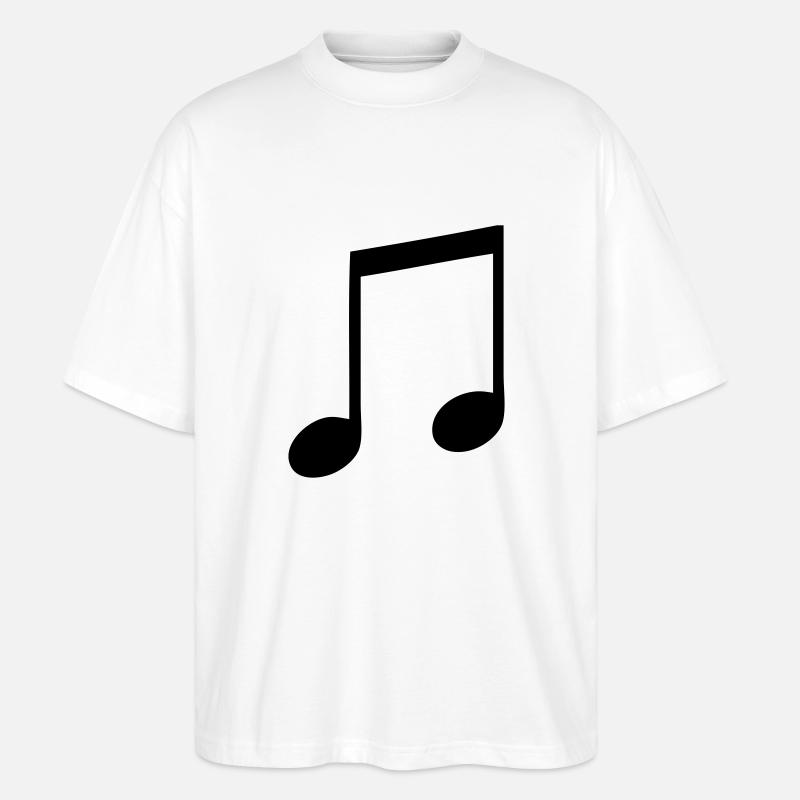 note simpel - Stanley/Stella Oversized Unisex Bio T-Shirt Blaster 2.0 - Weiß