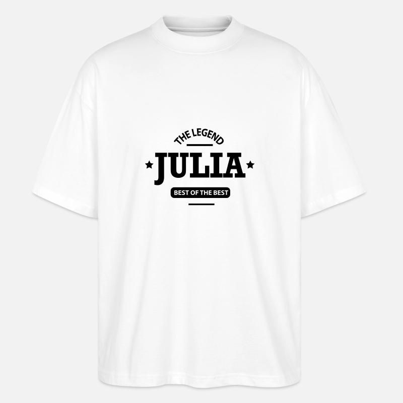 julia - Stanley/Stella Oversized Unisex Bio T-Shirt Blaster 2.0 - Weiß