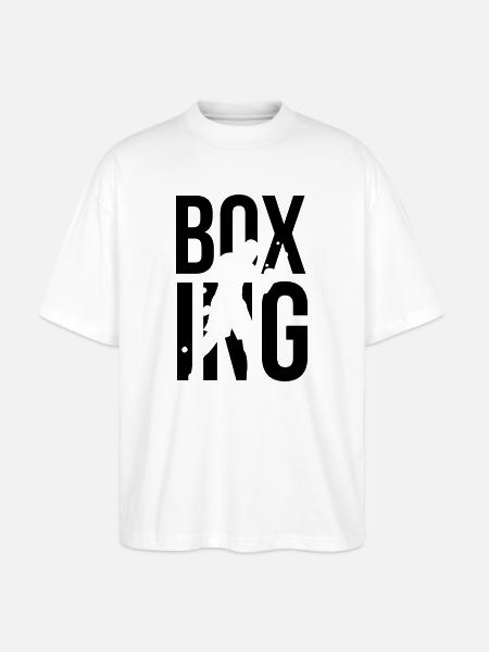 boxe - T-shirt bio Blaster 2.0 coupe oversize Stanley/Stella Unisexe - blanc