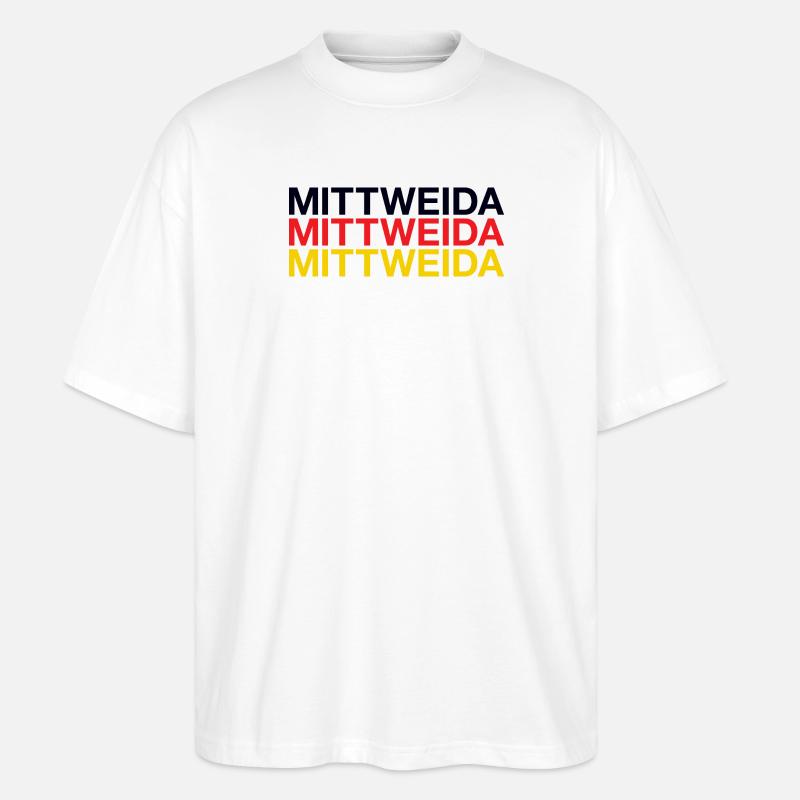 MITTWEIDA - T-shirt bio Blaster 2.0 coupe oversize Stanley/Stella Unisexe - blanc