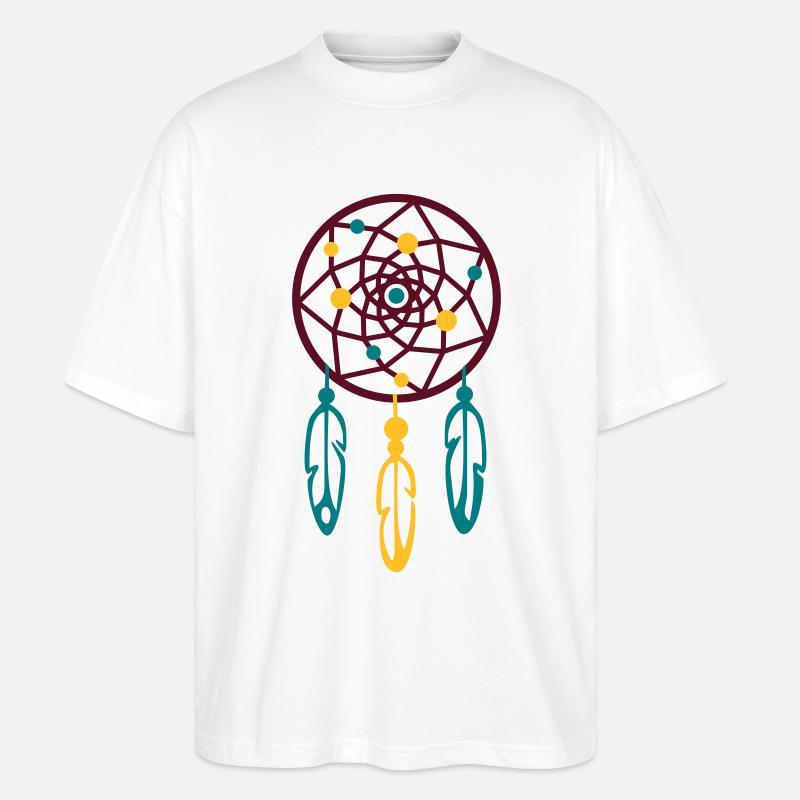 Dreamcatcher / Dreamcatcher PERLES - T-shirt bio Blaster 2.0 coupe oversize Stanley/Stella Unisexe - blanc