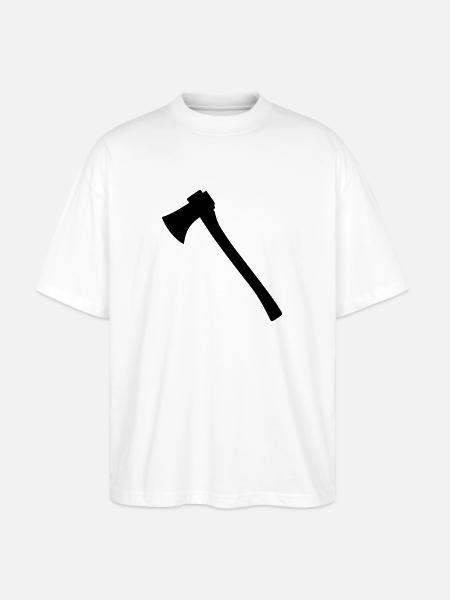 Ax - Stanley/Stella Oversized Unisex Organic T-shirt Blaster 2.0 - white