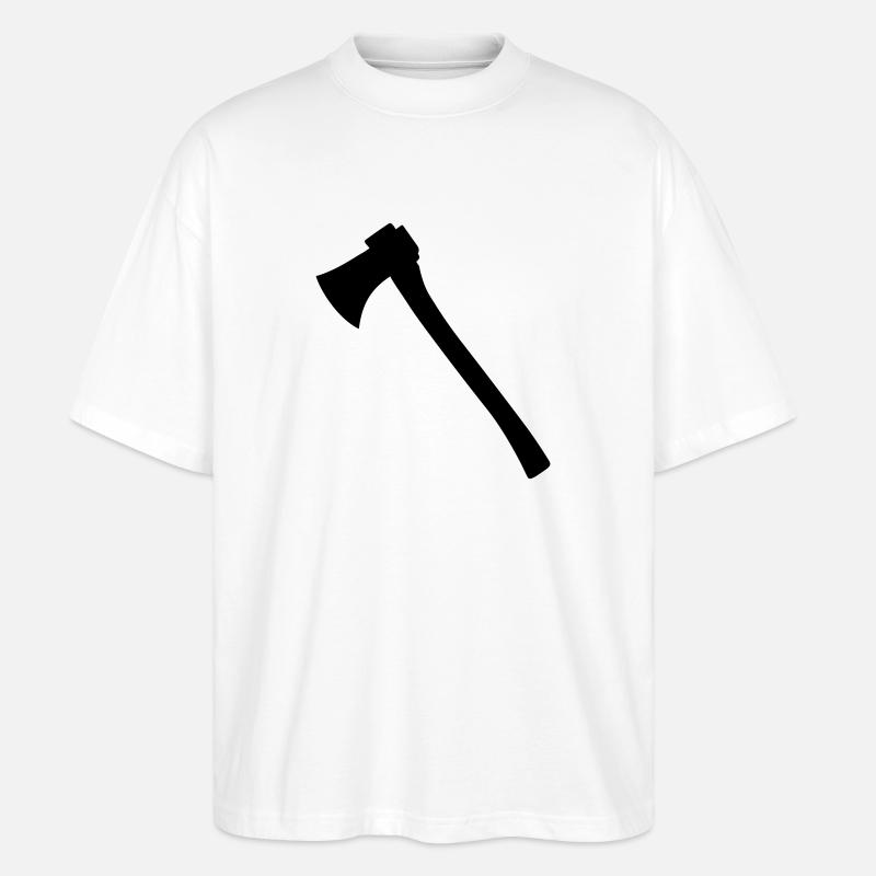 Axt - Stanley/Stella Oversized Unisex Bio T-Shirt Blaster 2.0 - Weiß