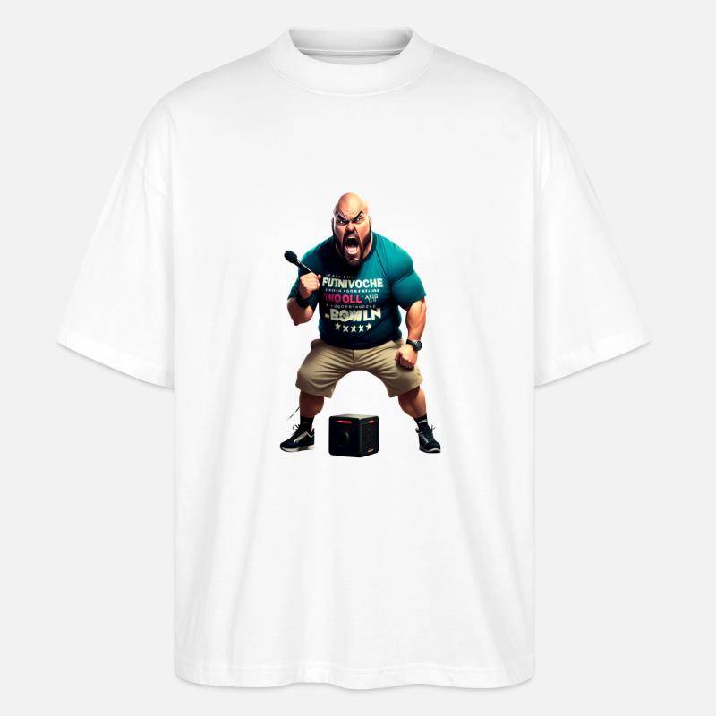 Motivationstrainer - Stanley/Stella Oversized Unisex Bio T-Shirt Blaster 2.0 - Weiß