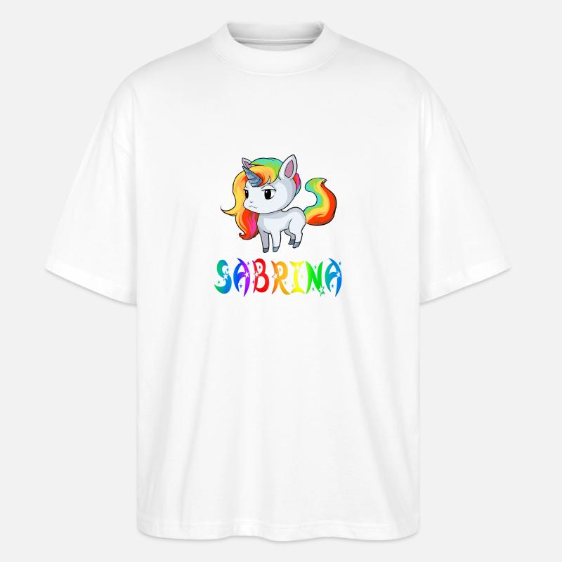 Sabrina Einhorn - T-shirt bio Blaster 2.0 coupe oversize Stanley/Stella Unisexe - blanc