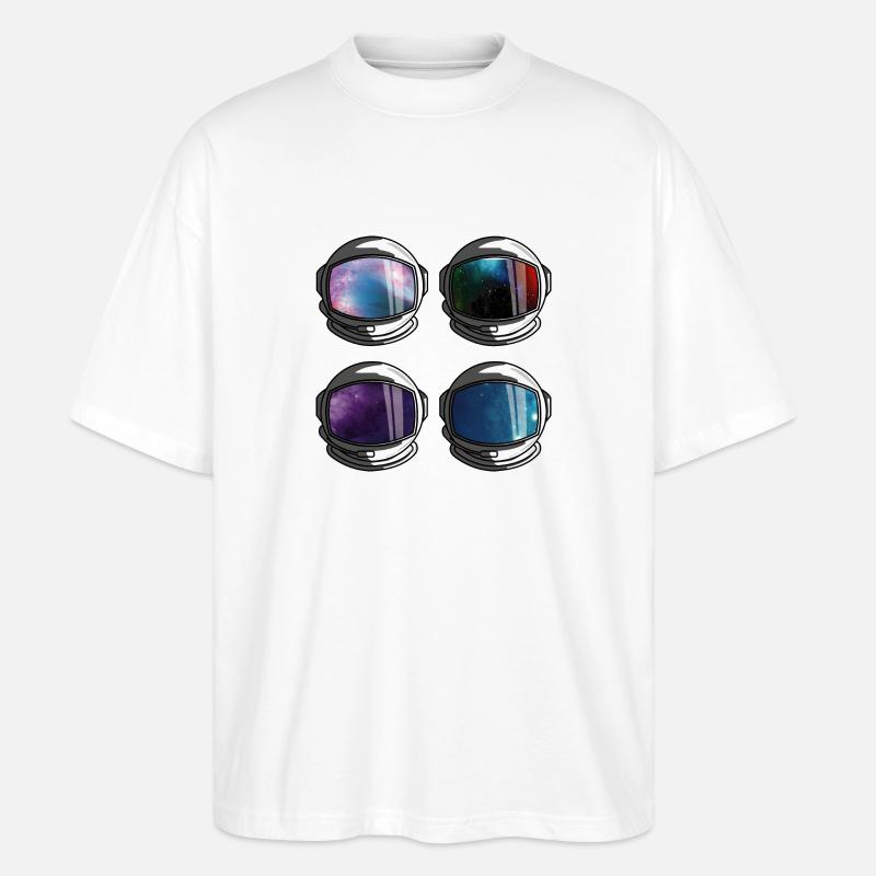 Zum Flug bereit - Stanley/Stella Oversized Unisex Bio T-Shirt Blaster 2.0 - Weiß