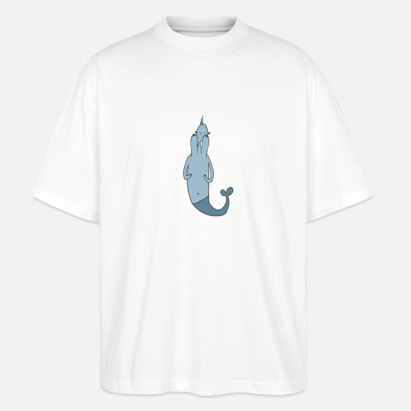 seins sirène - T-shirt bio Blaster 2.0 coupe oversize Stanley/Stella Unisexe - blanc