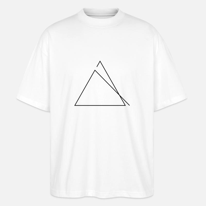 Triangle Linie - Stanley/Stella Oversized Unisex Bio T-Shirt Blaster 2.0 - Weiß