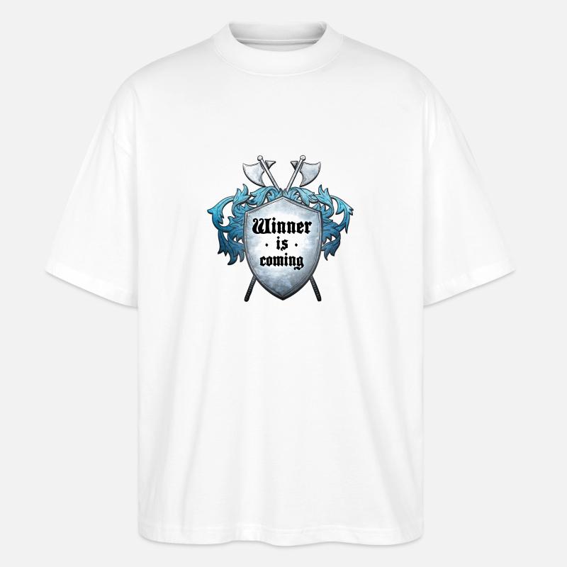 Der Gewinner kommt - Stanley/Stella Oversized Unisex Bio T-Shirt Blaster 2.0 - Weiß