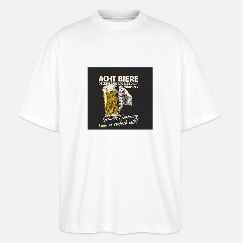 Trinkspruch - Stanley/Stella Oversized Unisex Bio T-Shirt Blaster 2.0 - Weiß
