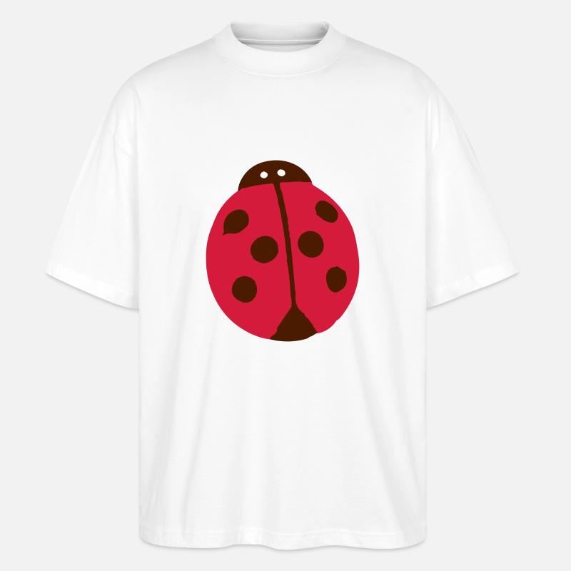 ladybug - Stanley/Stella Oversized Unisex Bio T-Shirt Blaster 2.0 - Weiß