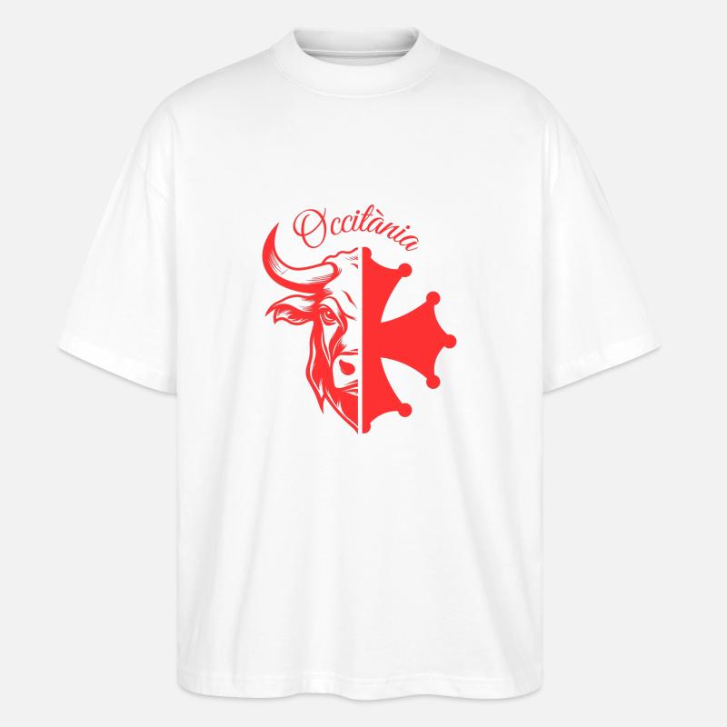 OCCITÀNIA STIER - Stanley/Stella Oversized Unisex Bio T-Shirt Blaster 2.0 - Weiß