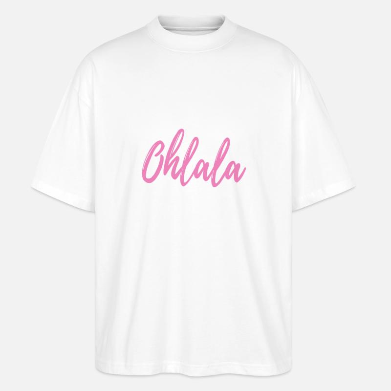 Ohlala - T-shirt bio Blaster 2.0 coupe oversize Stanley/Stella Unisexe - blanc