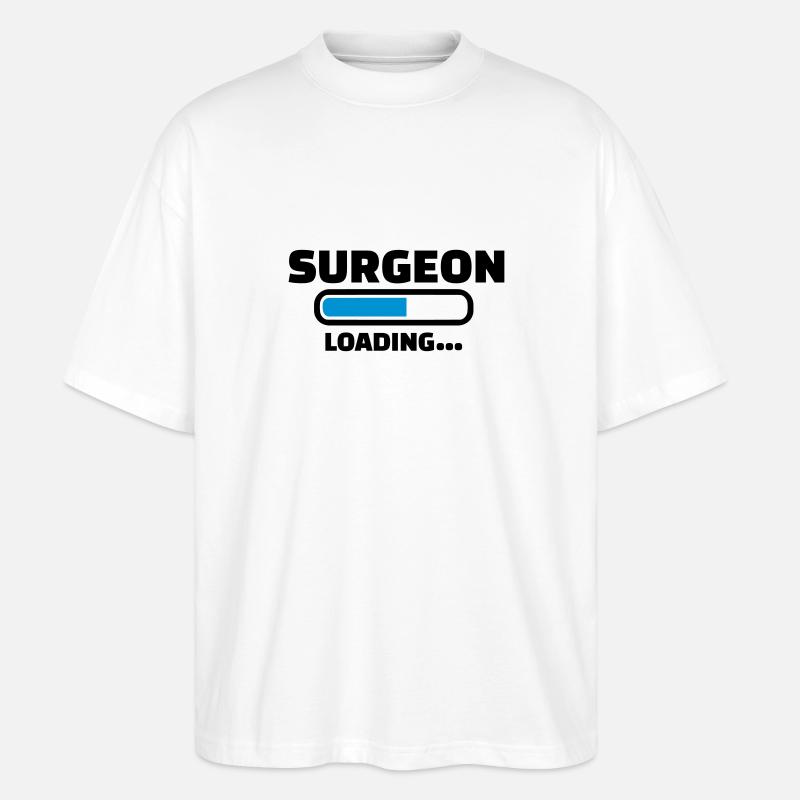 Chirurg - Stanley/Stella Oversized Unisex Bio T-Shirt Blaster 2.0 - Weiß