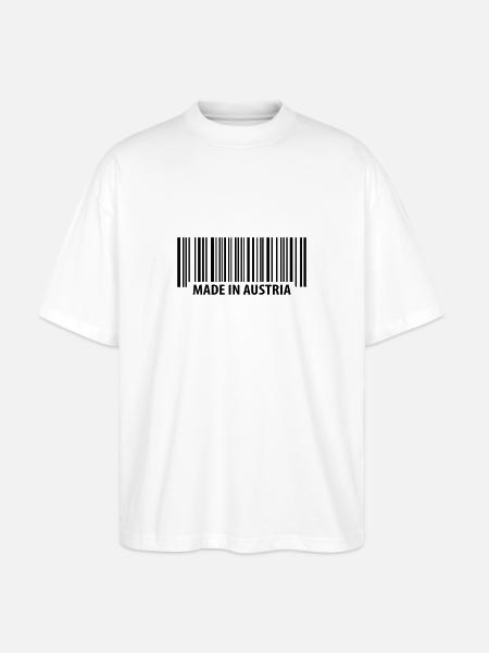 Made in Austria - Stanley/Stella Oversized Unisex Bio T-Shirt Blaster 2.0 - Weiß