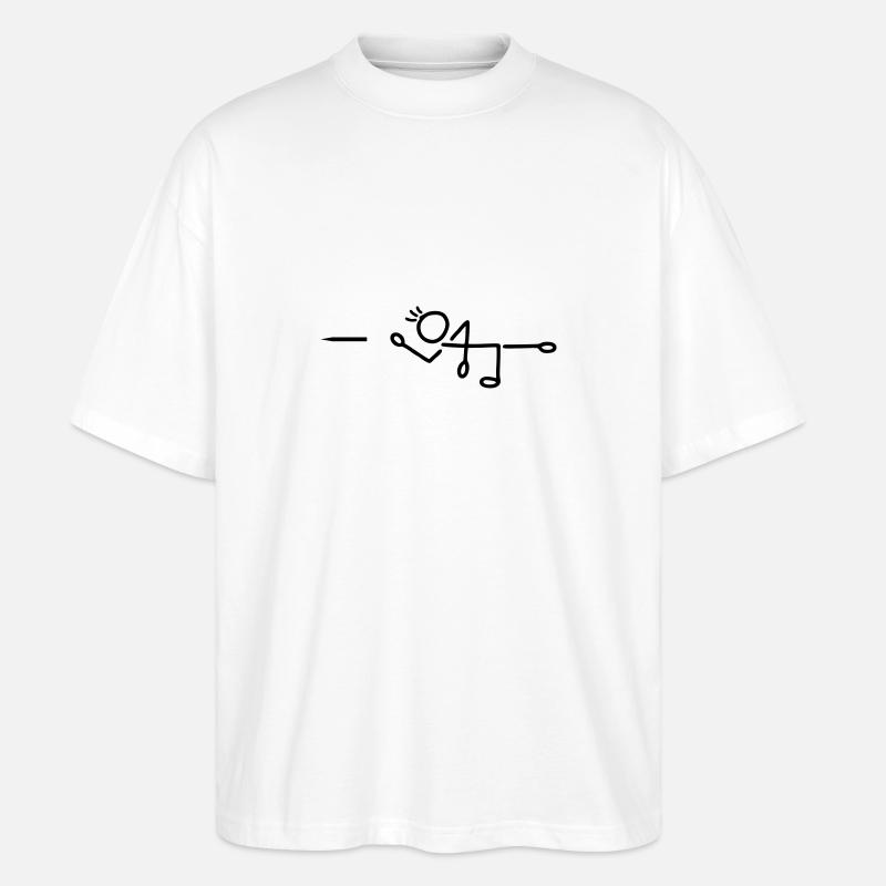Pfeil werfen - Dart - Stanley/Stella Oversized Unisex Bio T-Shirt Blaster 2.0 - Weiß
