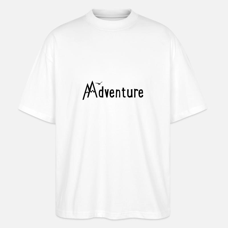 adv2 - Stanley/Stella Oversized Unisex Bio T-Shirt Blaster 2.0 - Weiß