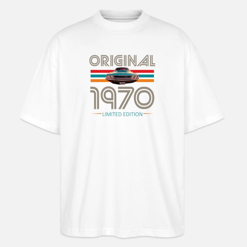 Original 1970 W - Stanley/Stella Oversized Unisex Bio T-Shirt Blaster 2.0 - Weiß