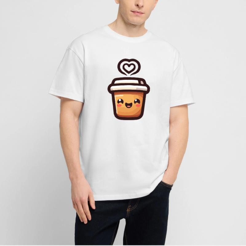 Caffeine Cutie : le joyeux Java T-shirt bio Blaster 2.0 coupe oversize Stanley/Stella Unisexe