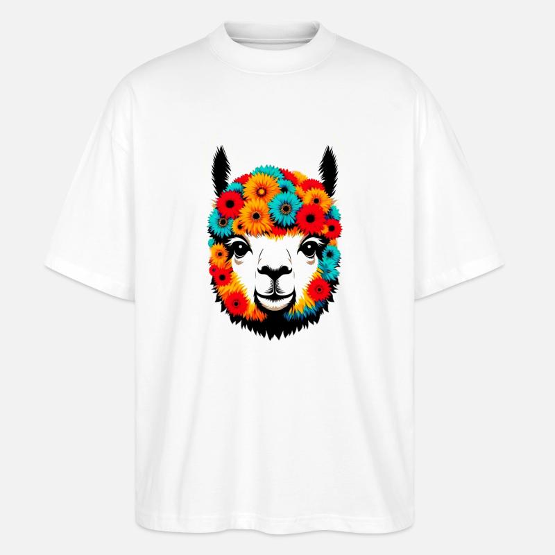 Alpaka - Stanley/Stella Oversized Unisex Bio T-Shirt Blaster 2.0 - Weiß