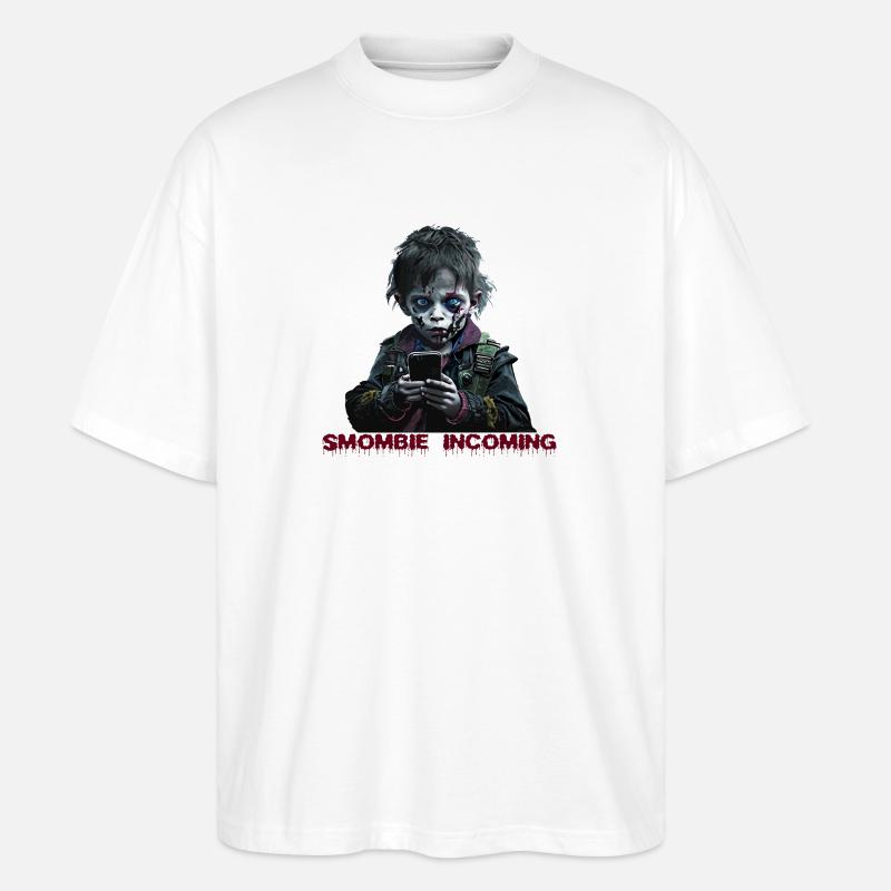 Smombie Entrant - T-shirt bio Blaster 2.0 coupe oversize Stanley/Stella Unisexe - blanc