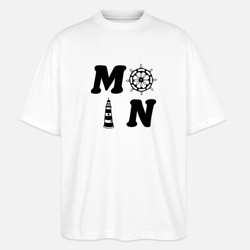 Moin - Stanley/Stella Oversized Unisex Bio T-Shirt Blaster 2.0 - Weiß
