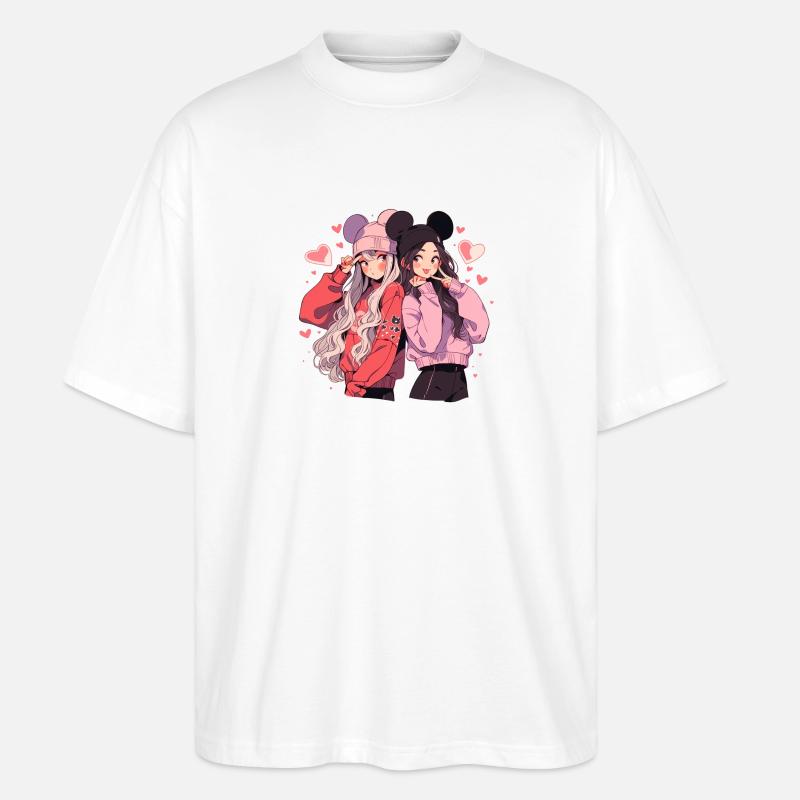 Cuties - Stanley/Stella Oversized Unisex Bio T-Shirt Blaster 2.0 - Weiß