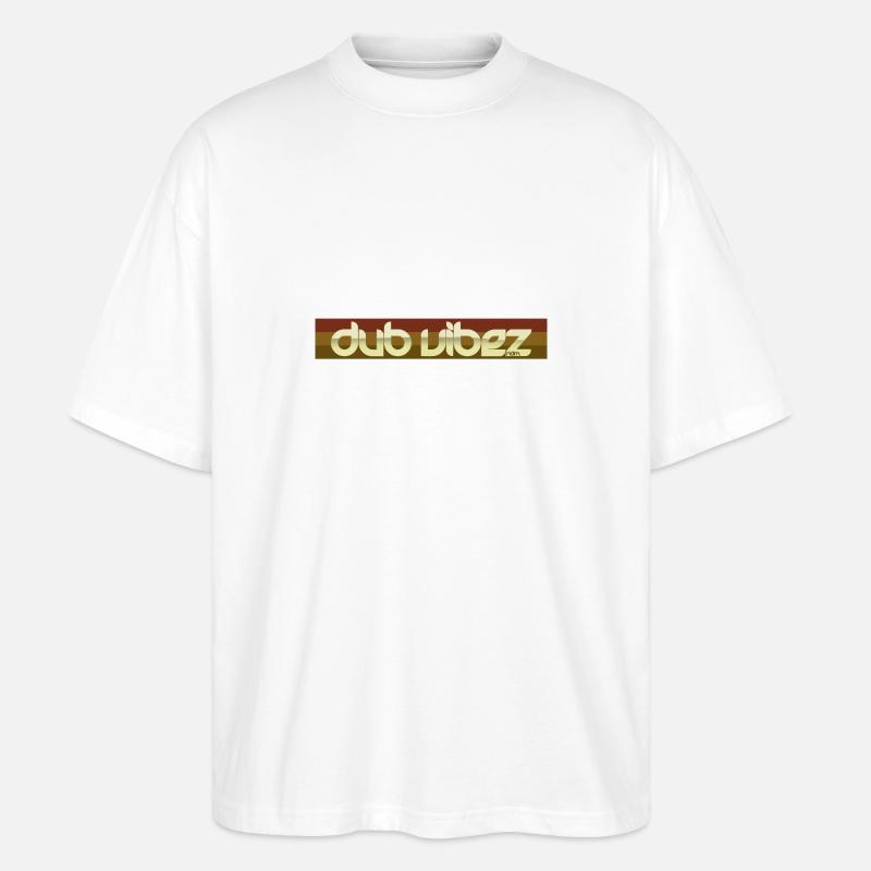 ridm dub vibez - Stanley/Stella Oversized Unisex Bio T-Shirt Blaster 2.0 - Weiß